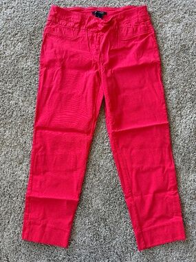 Zac and Rachel dress pants, red, size 12